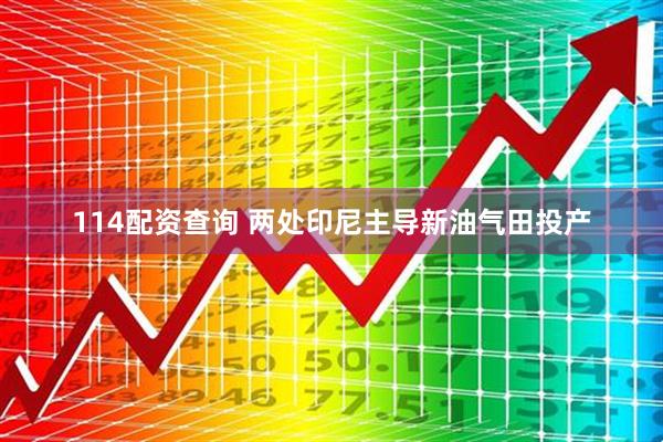 114配资查询 两处印尼主导新油气田投产